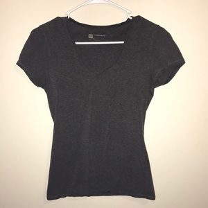 Gray V-neck Tshirt